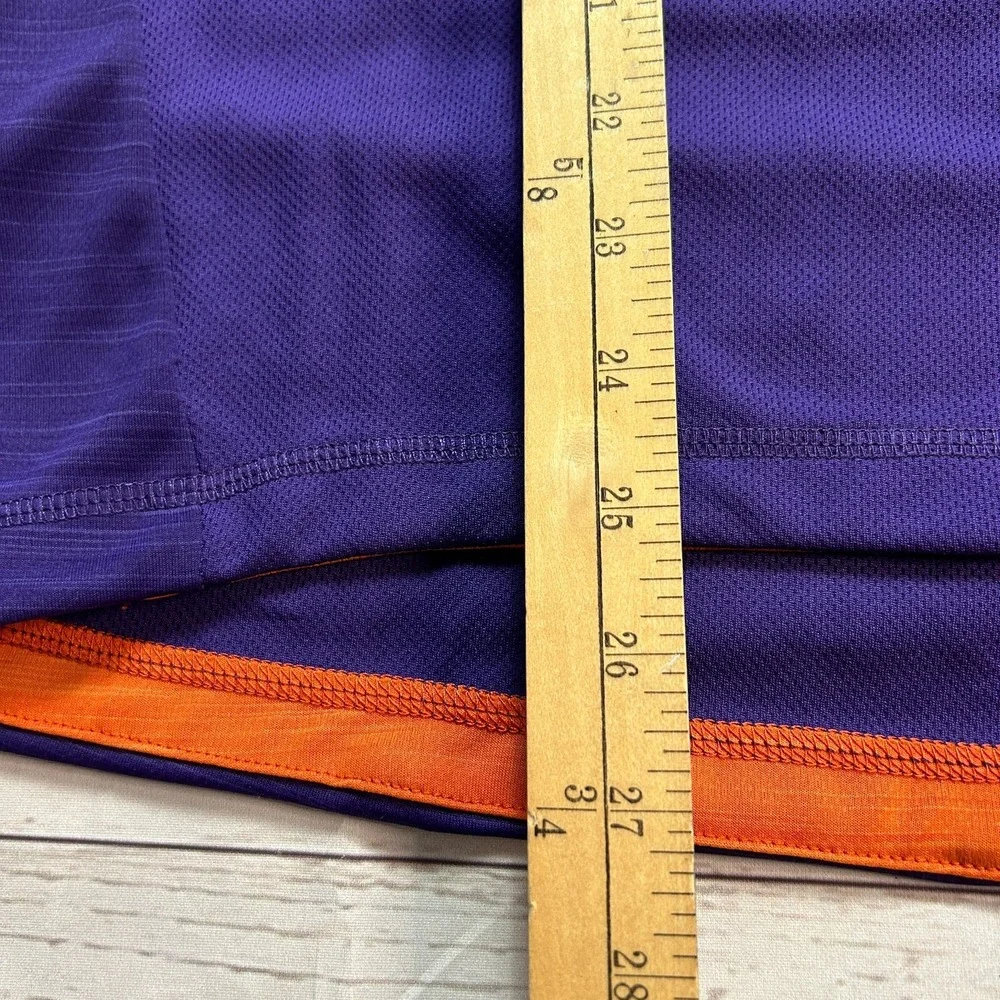 Phoenix Suns New NBA Jacket 1/4 Zip Team Purple Orange Pullover Youth XL‎ 18/20